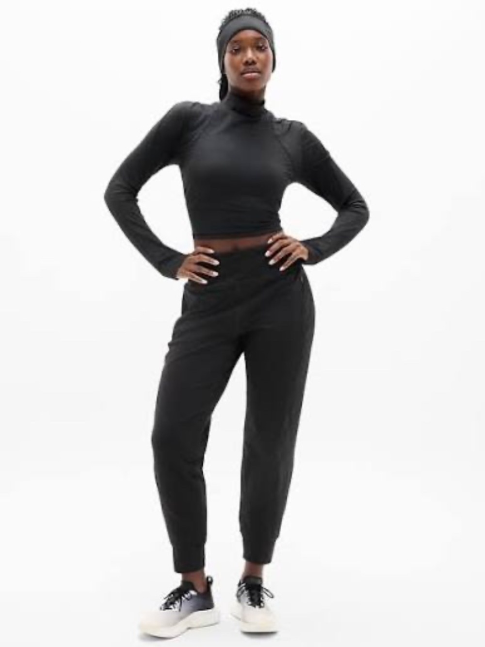 EUC – Athleta – Rainier Pant – Black – Large